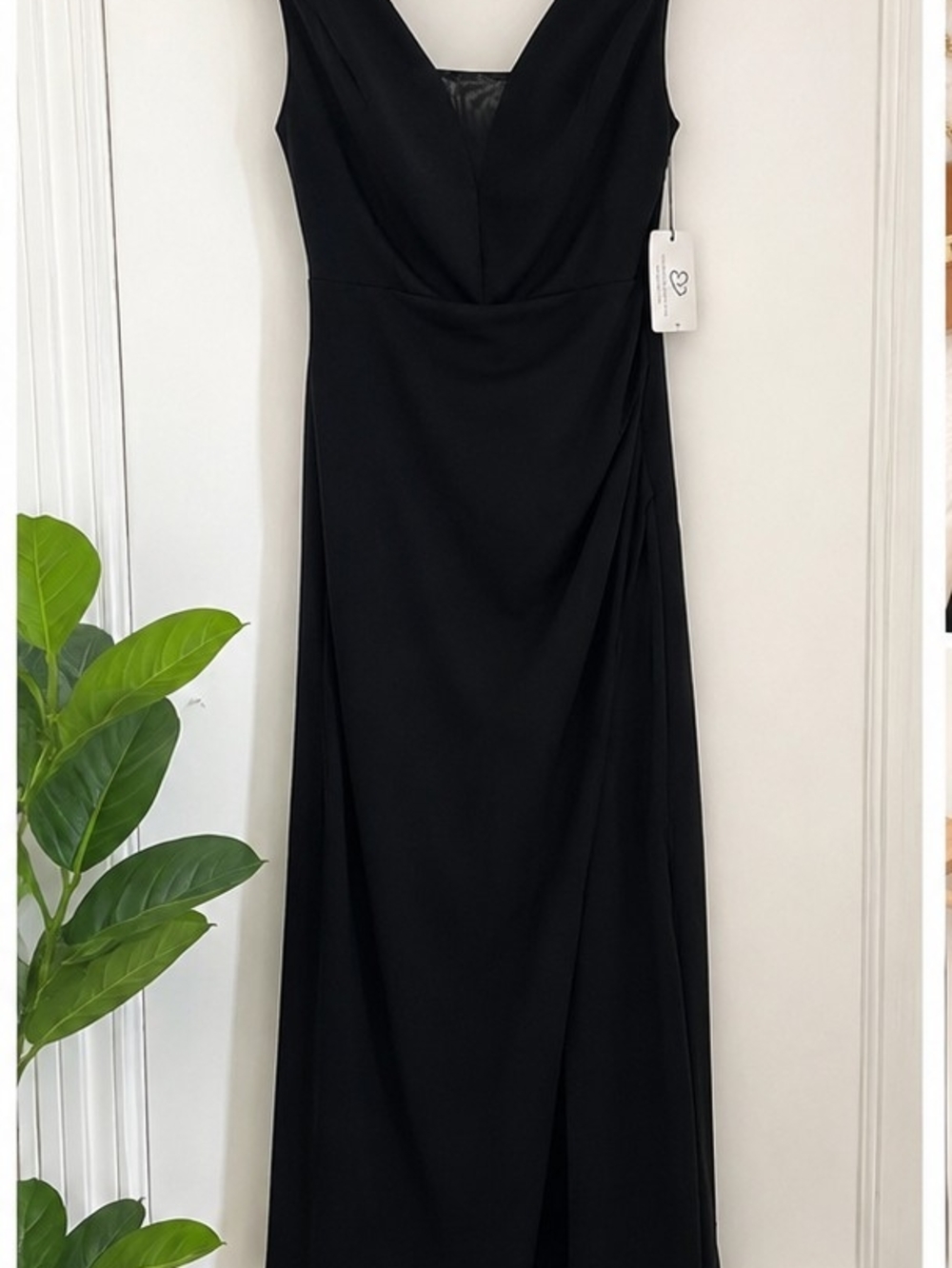 Windsor Black Sleeveless Maxi Dress